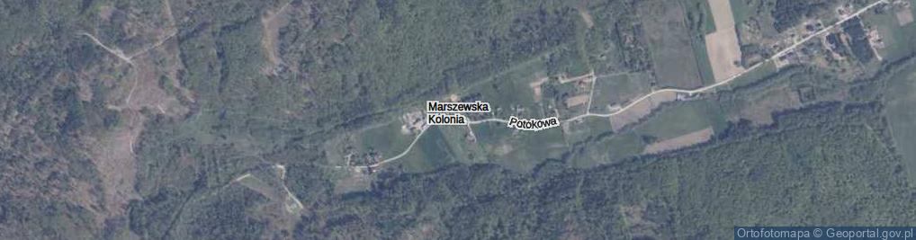 Zdjęcie satelitarne Potokowa ul.